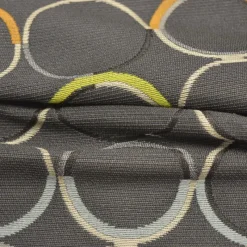 Stock/Closeout Circles Coal KB Textiles> Damask, Trellis & Geometrics