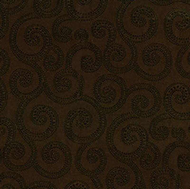 Vision Clematis 87 Chestnut Fabric> Contemporary & Modern