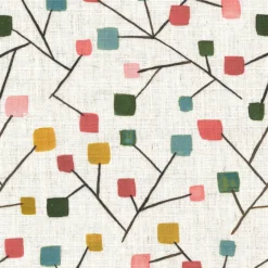 Regal Click Coral Fabric> Florals