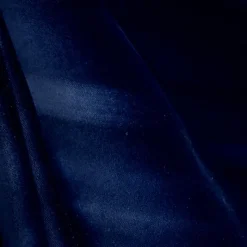 Stock/JB Martin Como Indigo Dark Blue Solid Velvet Fabric Best