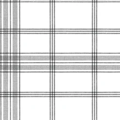 York CV4464 Black Charter Plaid Wallpaper Outlet