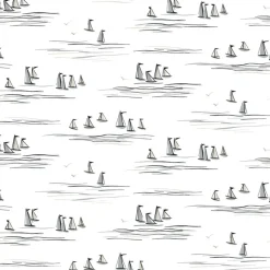 York CV4463 Neutral Full Sails Wallpaper