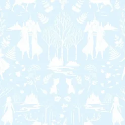 York DI1014 Green/Glitter Disney Frozen 2 Nordic Wallpaper> Kids