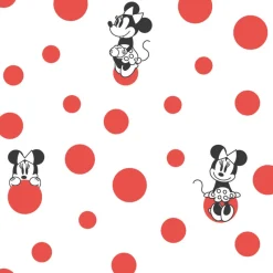 York DI1029 Red Disney Minnie Mouse Dots Wallpaper Hot