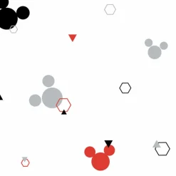 York DI0927 Red/Black Disney Minnie Mouse Dots Wallpaper Clearance