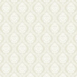 York DM5025 Beige Petite Ogee Wallpaper Outlet