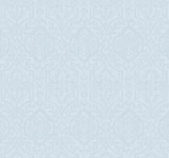 York DM5033 Blue Catherdral Damask Wallpaper Discount