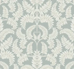 York DM4964 Green Royal Fern Damask Wallpaper> Florals