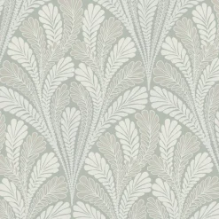 York DM5023 Green Shell Damask Wallpaper Best