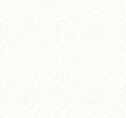 York DM5032 White Catherdral Damask Wallpaper Sale