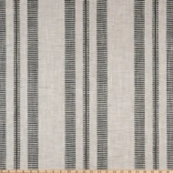 SMC/TFA Double Issue Onyx Swavelle Mill Creek Fabric> Stripes & Chevrons
