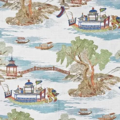 Regal Dragon Boat Mineral Fabric New