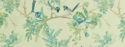 Covington Emilia 524 Mediterranean Blue Fabric> Florals