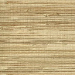 Brewster Endo Neutral Grasscloth Wallpaper> Damask, Trellis & Geometrics