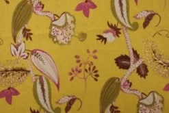 Hamilton Euphoria Yellow Fabric> Florals