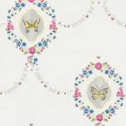 Seabrook FA41401 Flutter Wallpaper> Florals