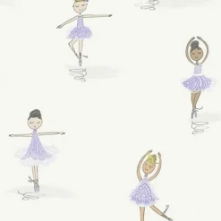 Seabrook FA40809 Tiny Dancers Wallpaper> Kids