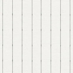 York FH4076 Black/Cream In Stitches Stripe Wallpaper Hot