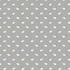 York FH4073 Gray/Red Roost Wallpaper> Florals