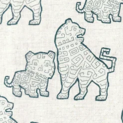 Regal Foo Dog Aegean Fabric> Specialty