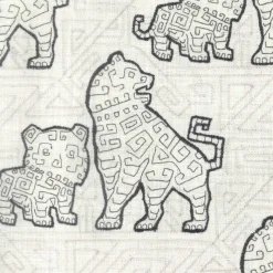 Regal Foo Dog Black Fabric New