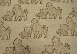 Stock/Regal Foo Dog Mocha Regal Fabric Online