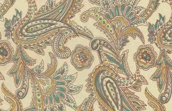 Laura Kiran French Paisley Print Santa Fe Fabric