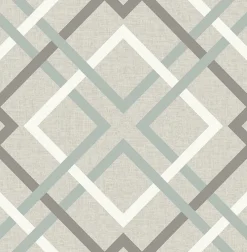 Brewster/ASP Geometrie Saltire Wallpaper (2697-22649) Online