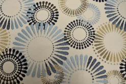 Stock/Tempo Grand Carousel Indigo Tempo Fabric> Damask, Trellis & Geometrics