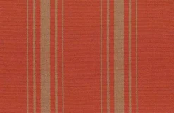 Laura Kiran Harbor Stripe Chili Fabric Hot