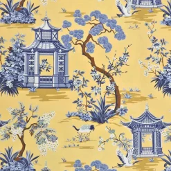 Regal Harmony Lemon Fabric Hot