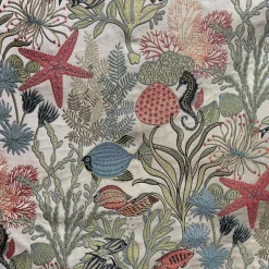 Stock/SMC/TFA Holy Mackerel Aqua Swavelle Mill Creek Fabric> Nautical & Tropical