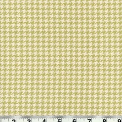 Heritage/Roth Houndstooth Honeydew Fabric