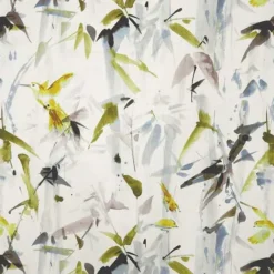 Regal Hummingbird Citron Fabric> Florals