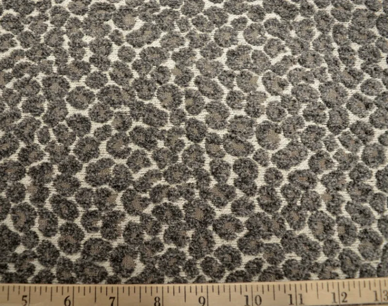 Regal Hutton Charcoal Fabric> Solid, Texture & Faux