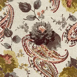 Vision Idylic 1006 Burgundy Fabric> Paisley