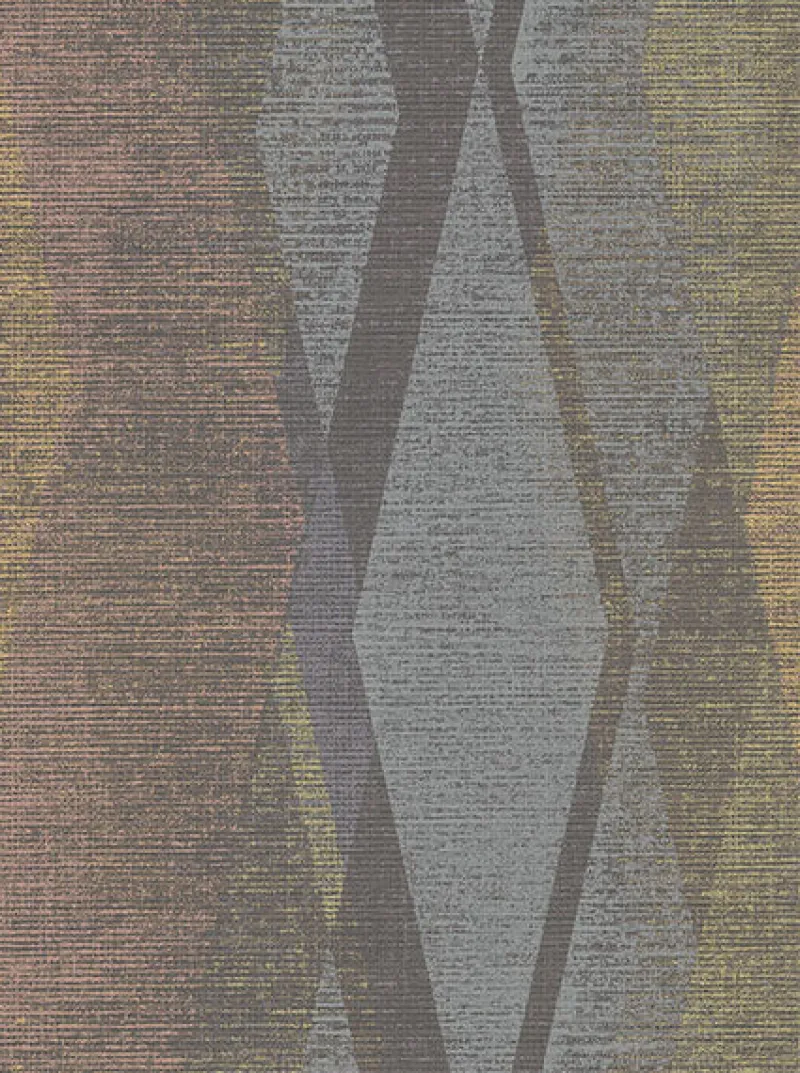 Brewster 2909-IH-23506 Torrance Multicolor Distressed Geometric Wallpaper