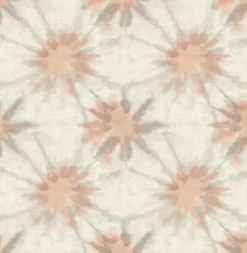 Brewster/ASP Iris Coral Shibori Wallpaper Online