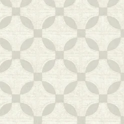 Brewster Justice Light Grey Quilt Wallpaper> Damask, Trellis & Geometrics