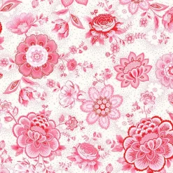 Brewster Kali Pink Folklore Chintz Wallpaper> Architectural