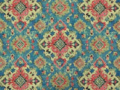 Covington Kapoor 512 Capri Blue Fabric> Southwest & Ethnic