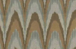 Laura Kiran Kazakh Ikat Wood Fabric Sale