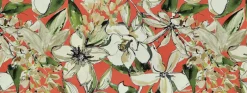 Covington Kew Gardens 74 Coral Fabric> Florals