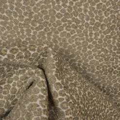 Stock/Regal K-Hutton Truffle Cheetah Print Chenille Upholstery Fabric Clearance