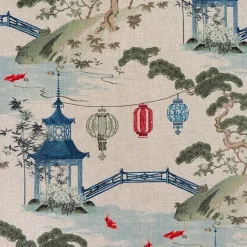 Stock/Regal Kirin Linen Regal Fabric