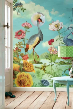 Brewster Kiss the Frog Wallpaper Mural> Contemporary & Modern