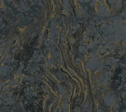 York KT2224 Black Polished Marble Wallpaper Discount