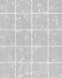 York KT2103 Silver Metal Leaf Squares Wallpaper Hot