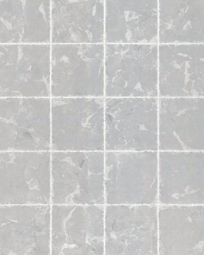 York KT2103 Silver Metal Leaf Squares Wallpaper Hot