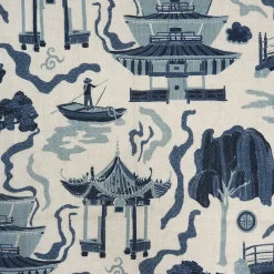 Stock/Regal Kumano Indigo Regal Fabric> Toile